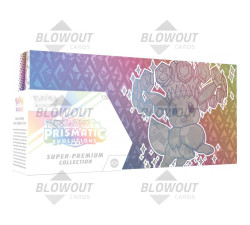 Pokemon Scarlet & Violet Prismatic Evolutions Super Premium Collection 4 Box Case