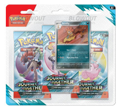 Pokemon Scarlet & Violet Journey Together 3-Pack Blister Pack - 24 Pack Box
