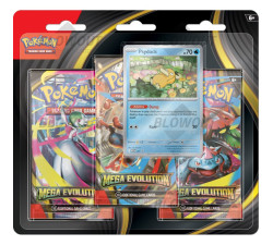 Pokemon Mega Evolution 3-Pack Blister Pack - 24 Pack Box