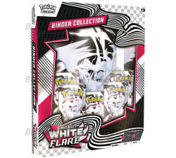 Pokemon Scarlet & Violet White Flare Binder Collection Box - 6 Box Case